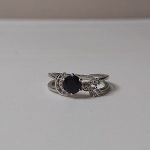 Very Cool Size 10 Moon And Star Ring